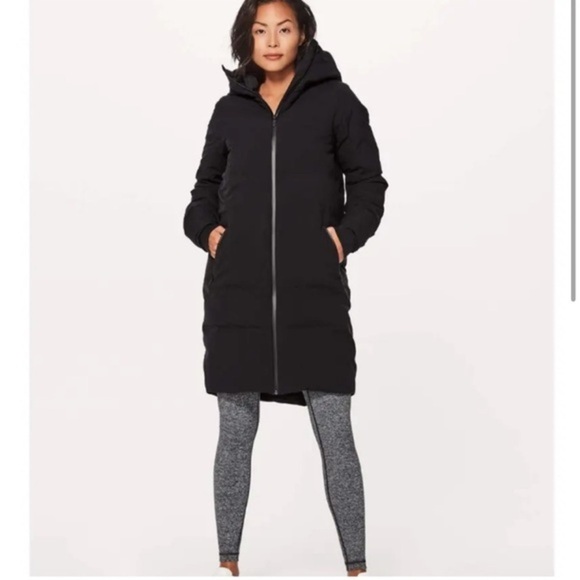 Lululemon Slush Hour Parka Black Size 4 - Picture 1 of 9